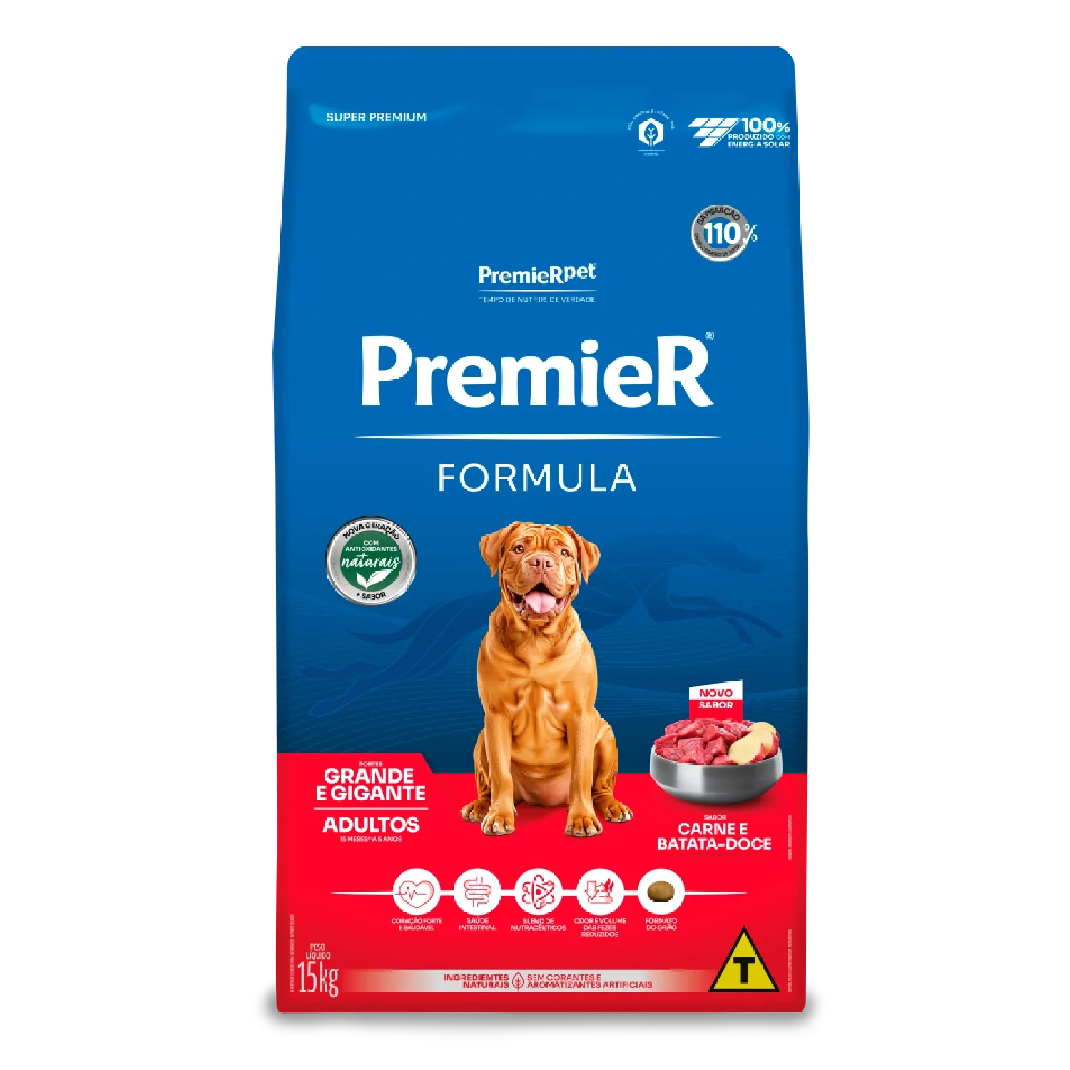 Ração Premier Formula Cães Adultos Raças Grandes e Gigantes Carne